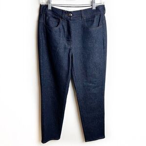MaxMara Dark denim 5-pocket cropped jeans size: 6